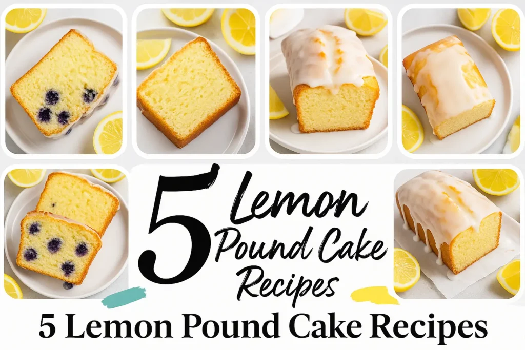 5 Best Lemon Pound Cake Recipes