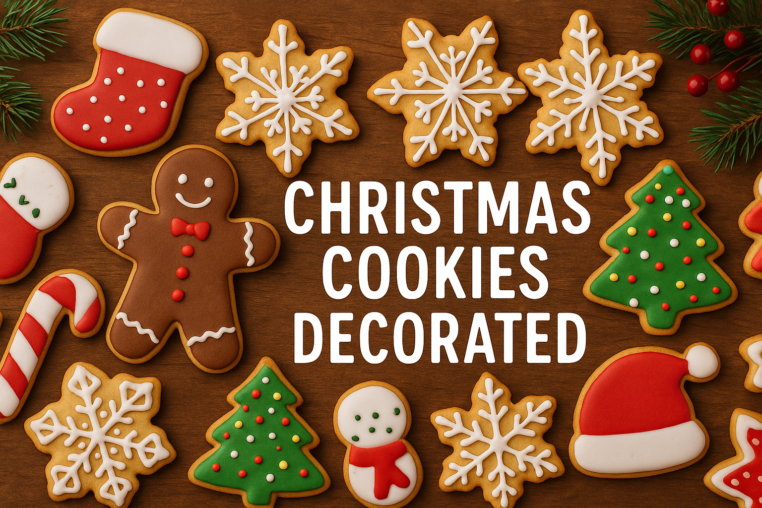 Christmas Cookies Decorated