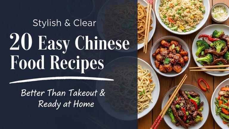 20 Easy Chinese Food Recipes