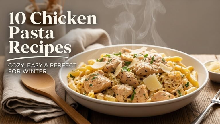10 Chicken Pasta Recipes