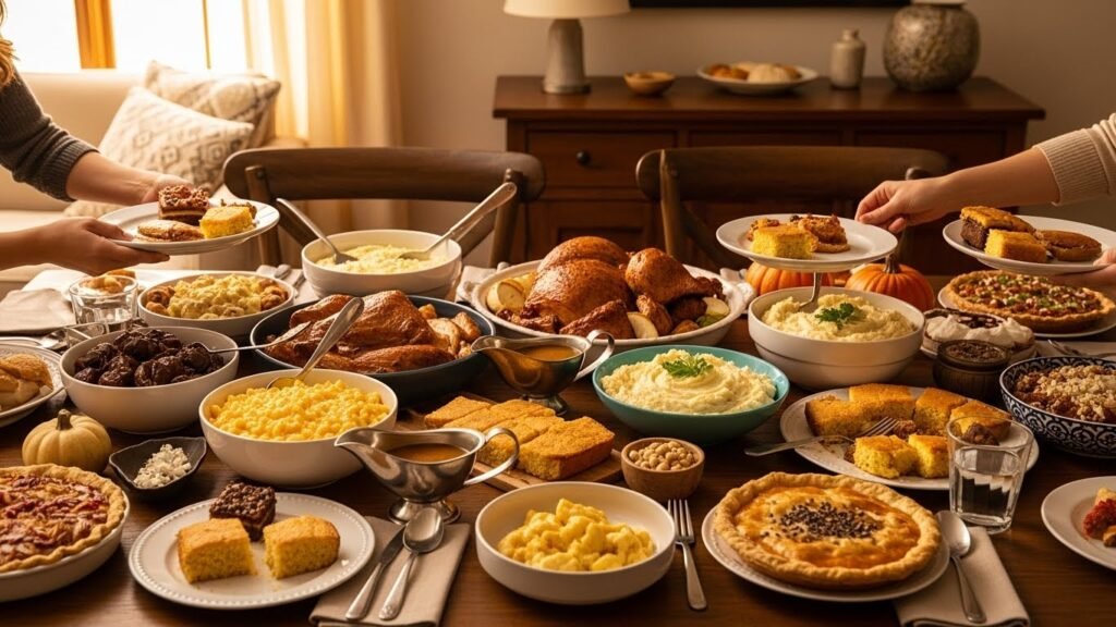 Thanksgiving Food Table