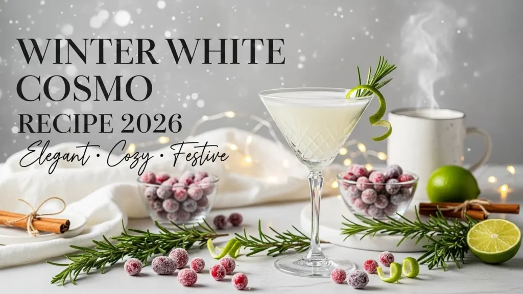 Winter White Cosmo Recipe
