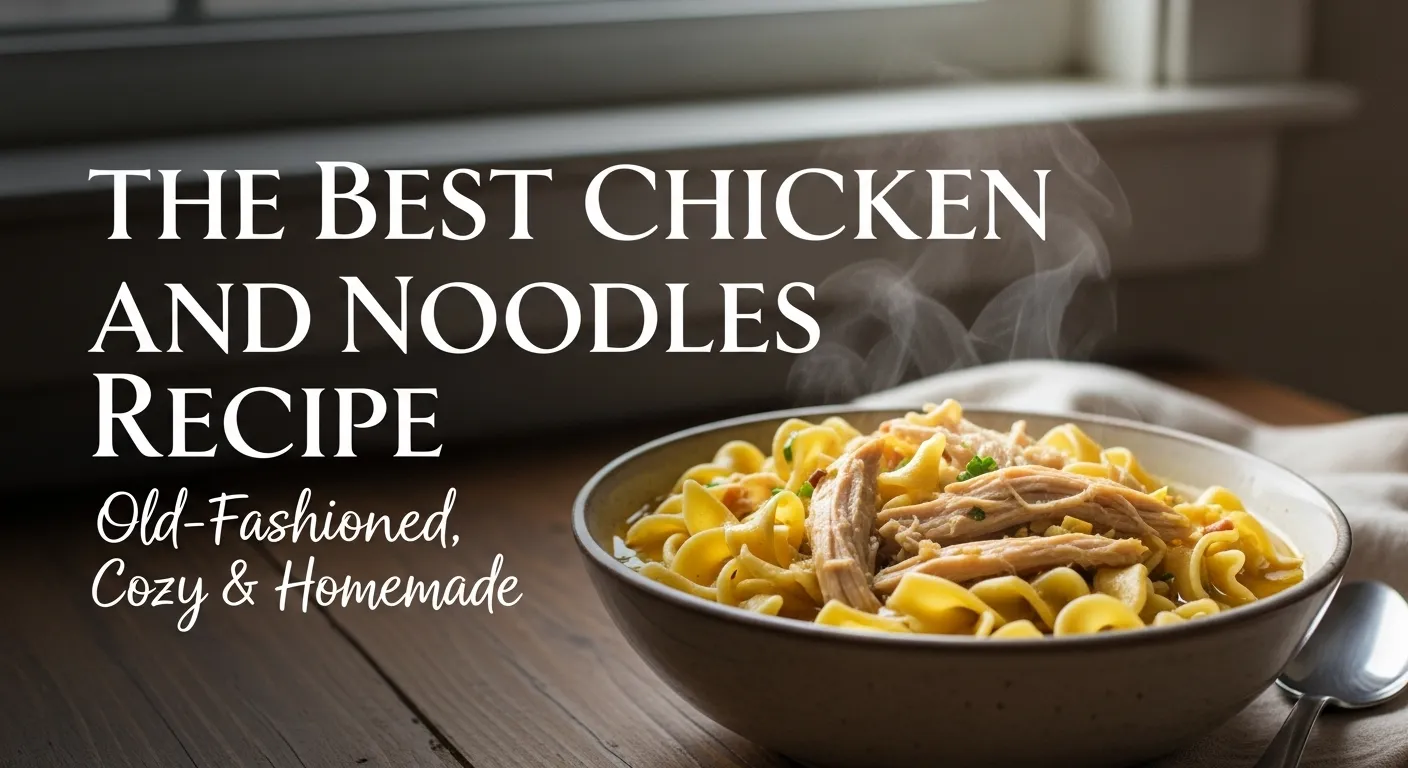 Chicken and Noodles Recipe
