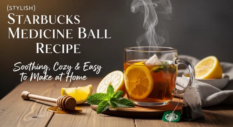 Starbucks Medicine Ball Recipe