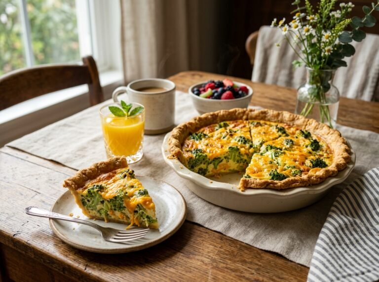 Broccoli_Cheddar_Quiche_baked_dish