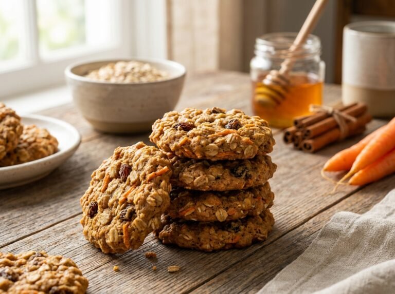 Carrot Oatmeal Breakfast Cookies