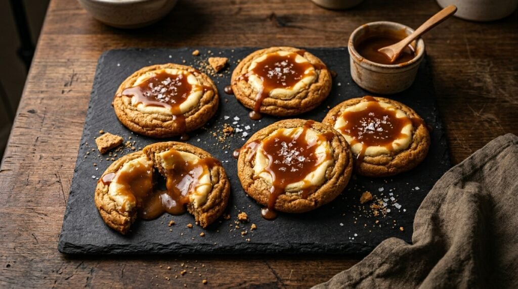 Caramel Cheesecake Cookies