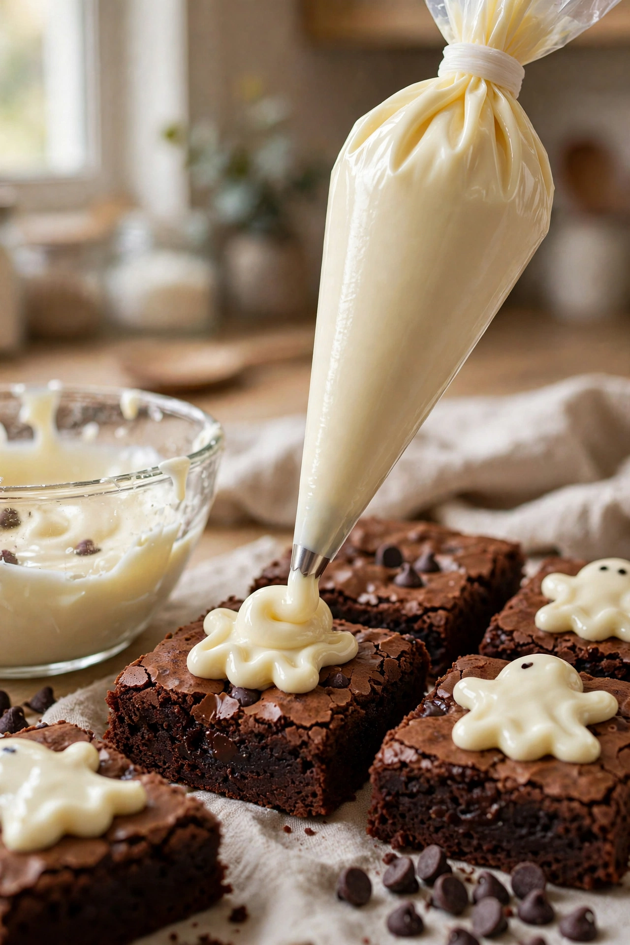 ghost brownies