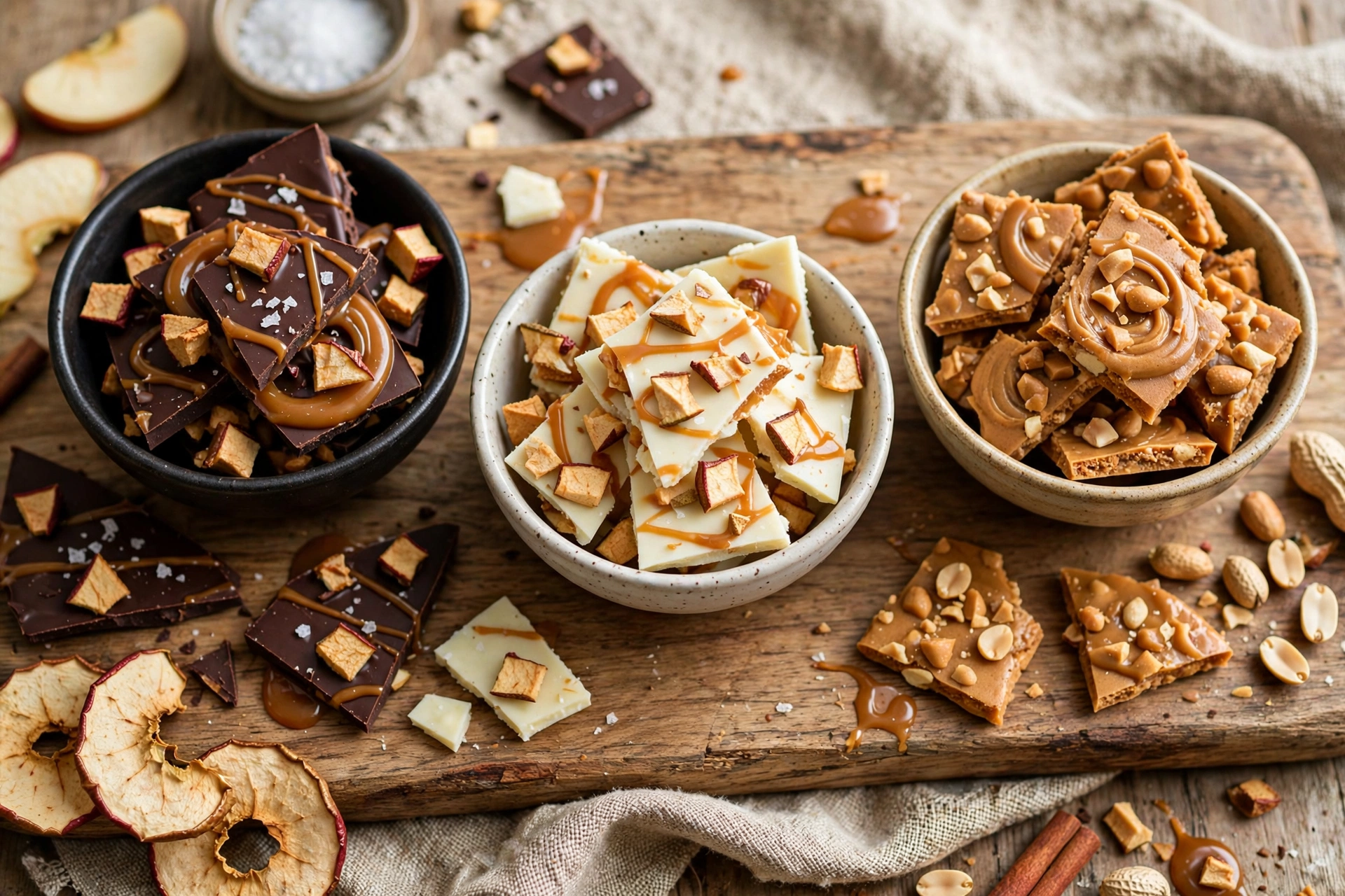 caramel apple bark