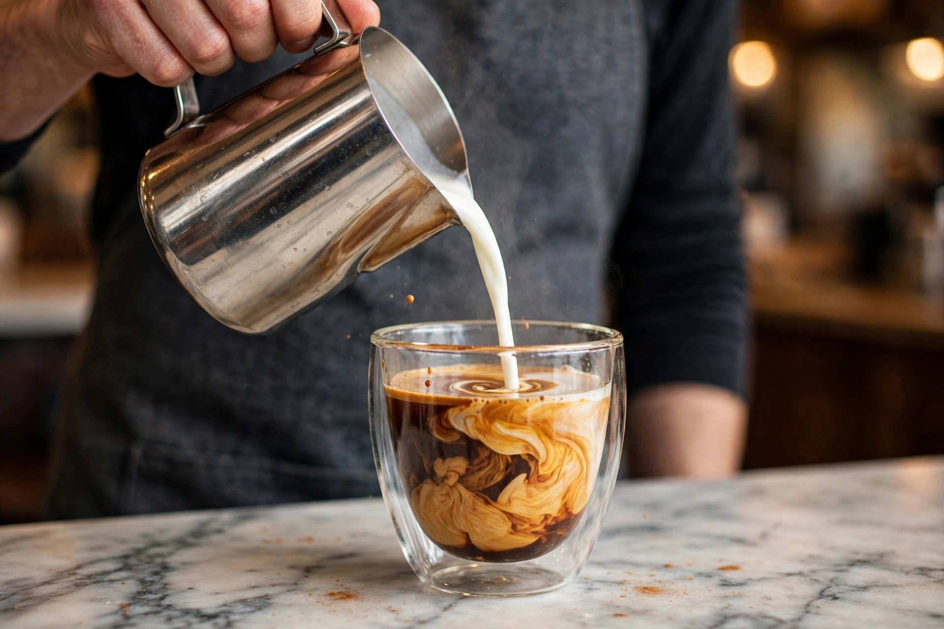 cinnamon roll latte