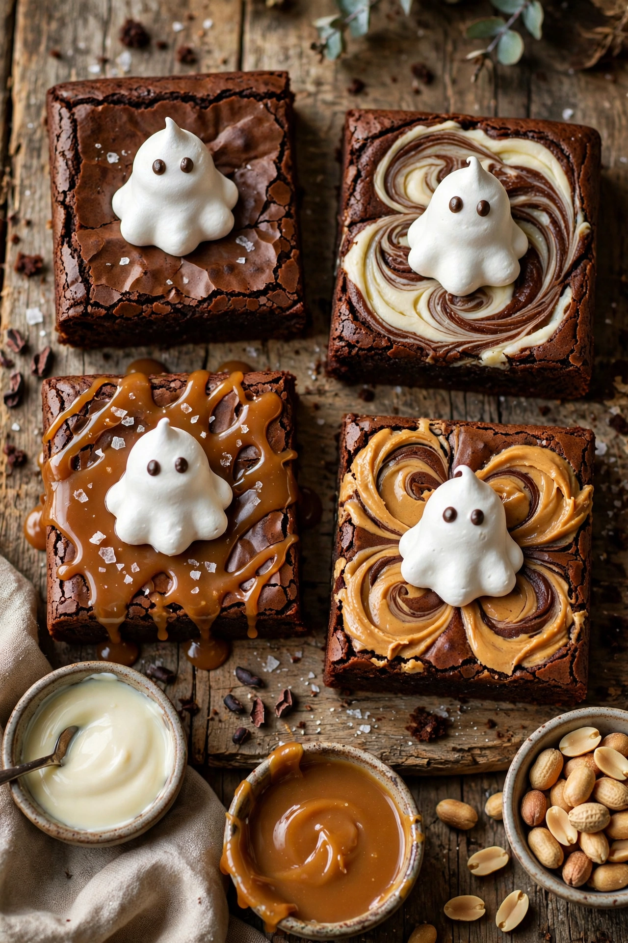 ghost brownies