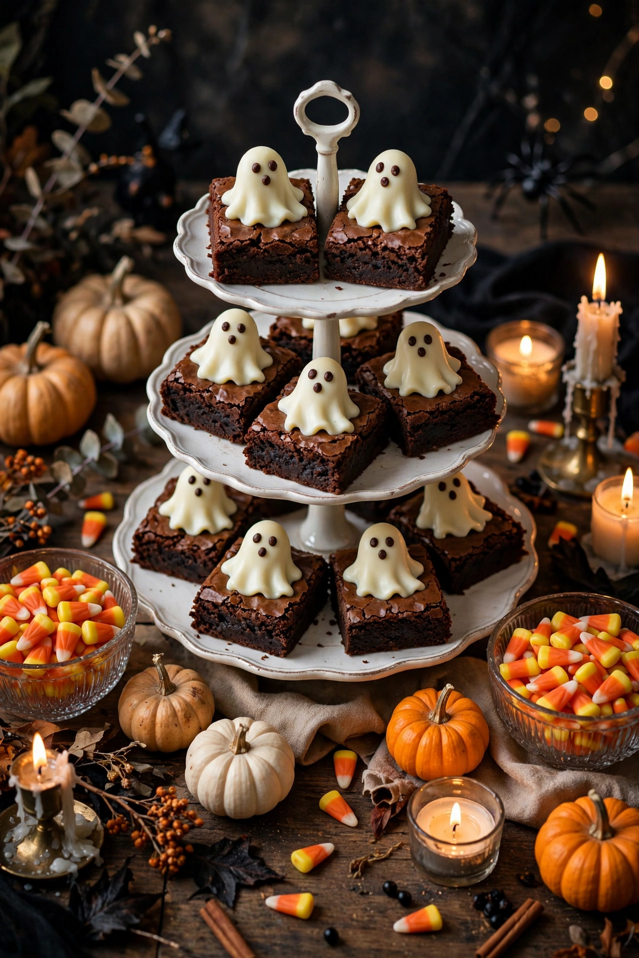 ghost brownies