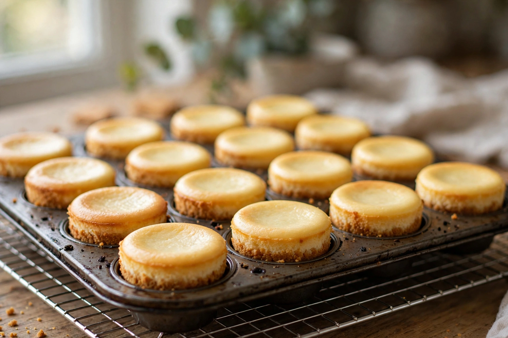 mini egg cheesecake