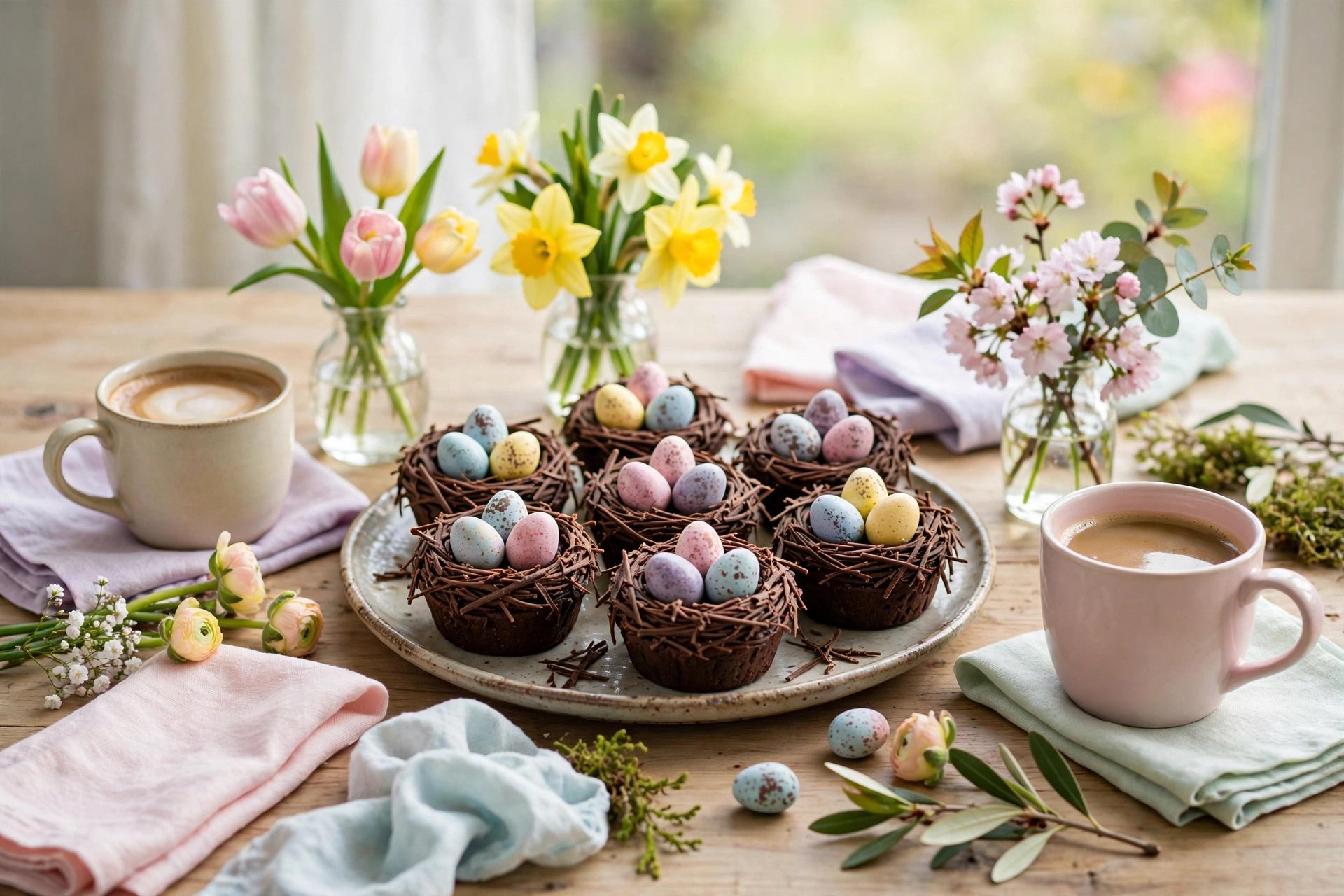 mini egg cupcakes