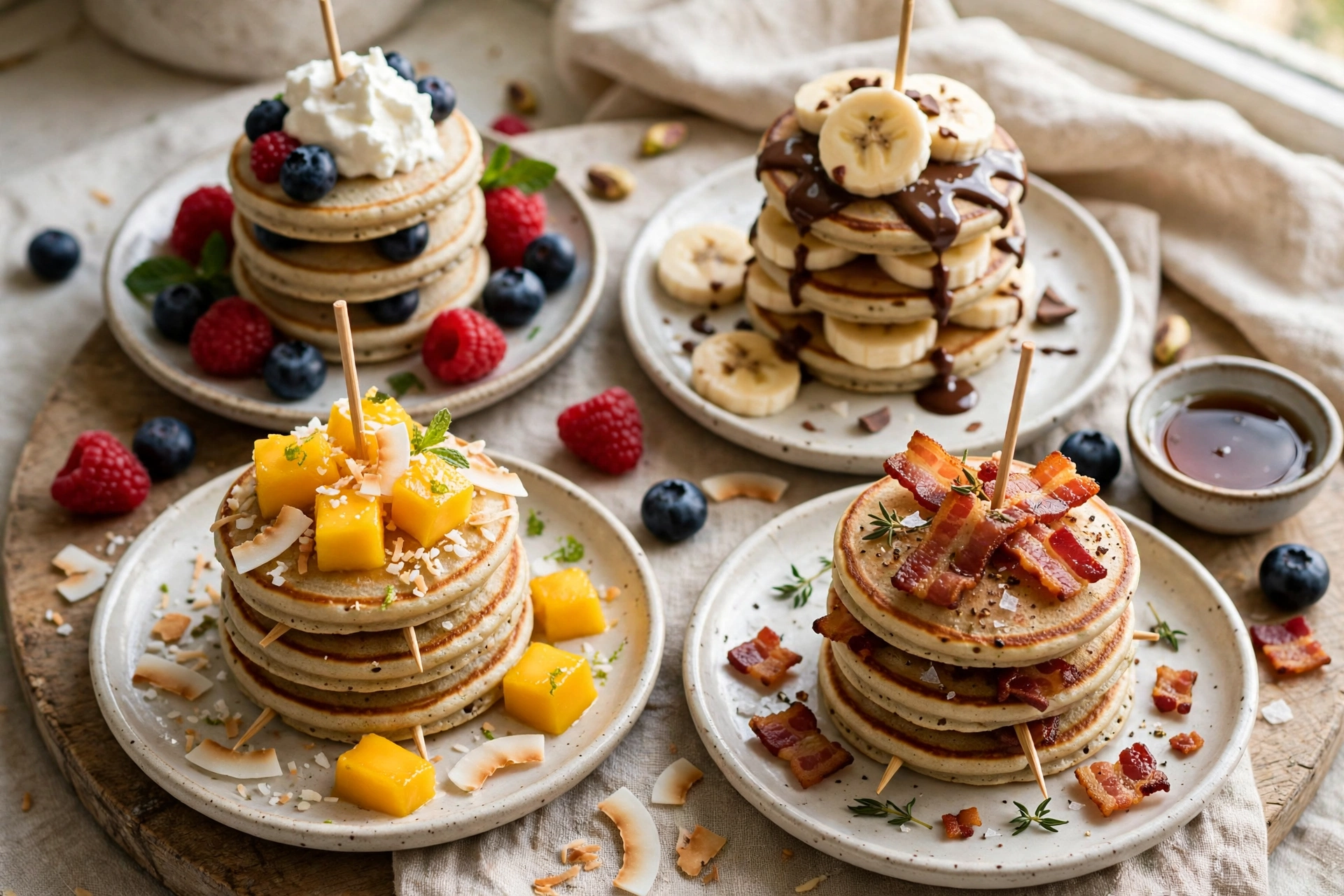 mini pancake bar