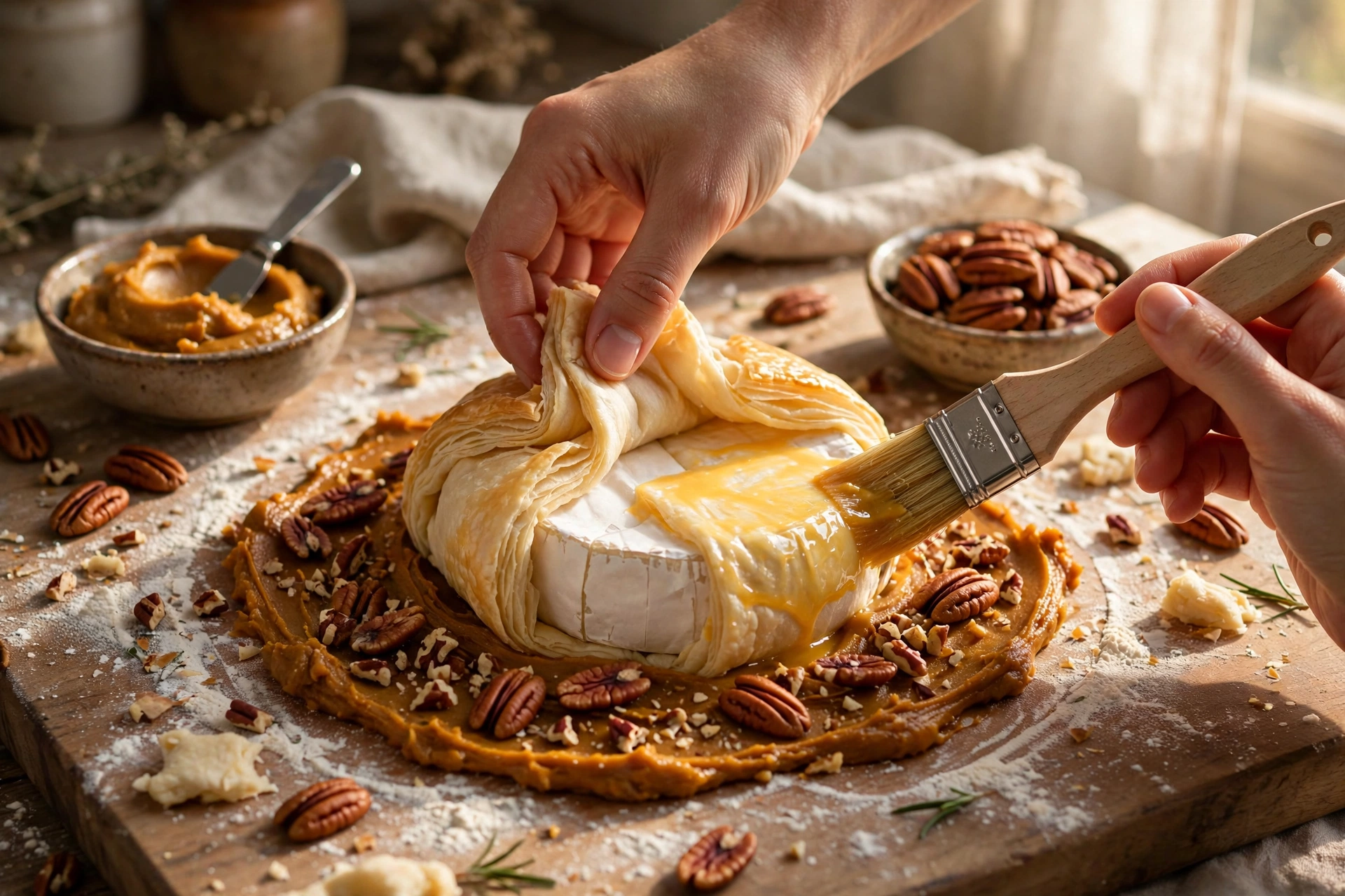 pumpkin baked brie