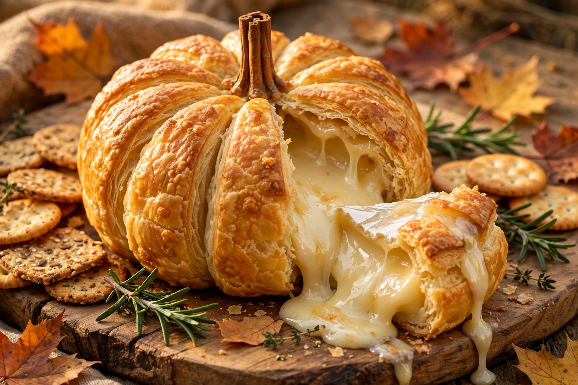 pumpkin baked brie