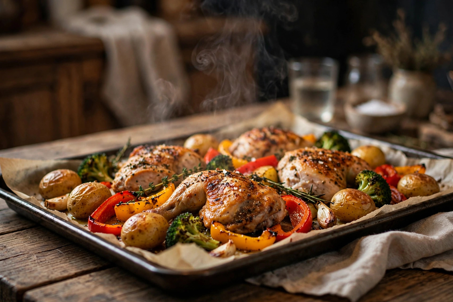 Sheet pan chicken and vegetables — Weeknight Dinner Ideas for busy families