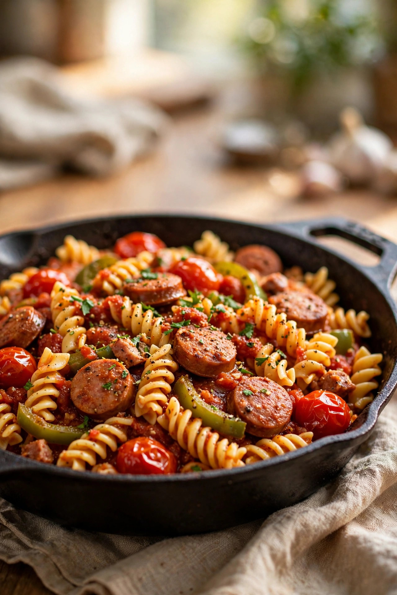 Cajun Sausage Pasta